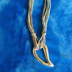 NWOT Chico's Silver Adjustable Necklace